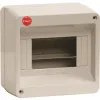 ДКС Щиток настен. без дверцы 8 мод.,IP40, серый