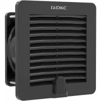 ДКС Вентилятор с фильтром RV 50 м3/ч, 24 В DC, 150x150 мм, IP54, RAL9005