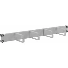 ДКС Организатор кабельный 5 колец 19" 1U, RAL7035