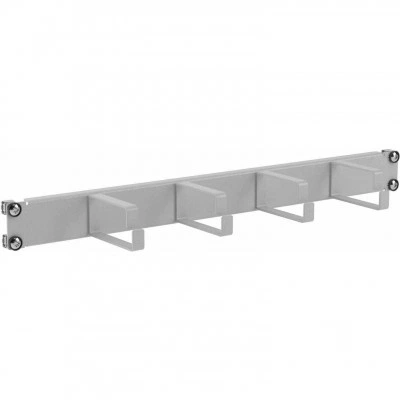 ДКС Организатор кабельный 5 колец 19" 1U, RAL7035