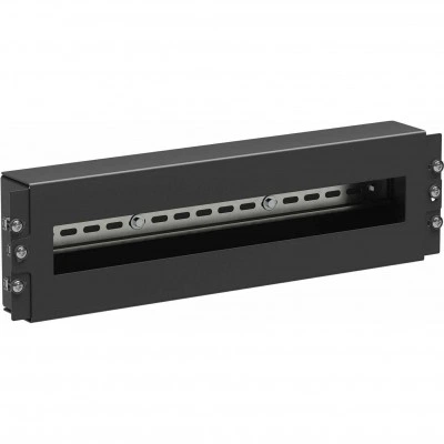 ДКС Модуль 3U с DIN рейкой для 19" IT-корпусов, RAL9005 ДКС Модуль 3U с DIN рейкой для 19" IT-корпусов, RAL9005