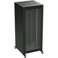 ДКС Разобранный напольный 19" IT-CQE 42U 800х2000х1200, двери стекло + сплошная, RAL9005