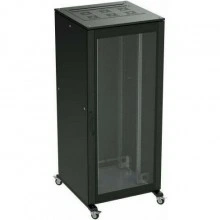 ДКС Разобранный напольный 19" IT-CQE 47U 800х2200х1000, двери стекло + сплошная, RAL9005