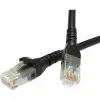 ДКС Патч-корд неэкранированный CAT5E U/UTP 4х2, LSZH, черный, 1.0м