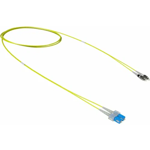 ДКС Оптический коммутационный шнур переходной Duplex SC-UPC/FC-UPC, 9/125 OS2, 5 м