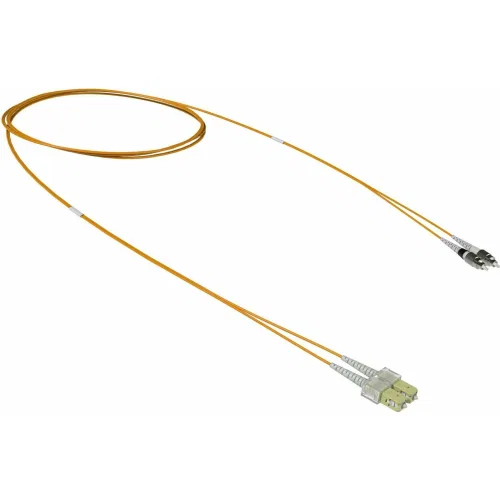 ДКС Оптический коммутационный шнур переходной Duplex SC-UPC/FC-UPC, 50/125 OM2, 3 м