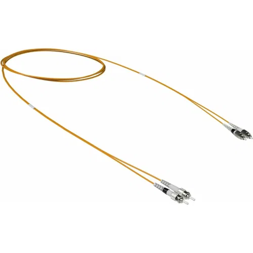 ДКС Оптический коммутационный шнур переходной Duplex ST-UPC/FC-UPC, 50/125 OM2, 1 м