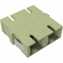 ДКС Адаптер SC/UPC-Duplex TOP, ОМ2, бежевый