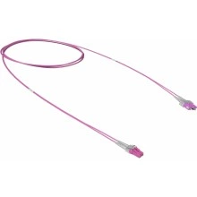 ДКС Оптический коммутационный шнур переходной Duplex SC-UPC/LC-UPC, 50/125 OM4, 3 м