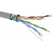 ДКС Кабель CAT 5e, F/UTP, Hг(A)-LSLTx, бухта 305м, серый