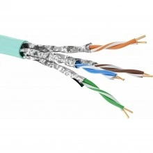 ДКС Кабель CAT 6A, U/UTP Application, нг(А)-HF, бухта 500м, аква