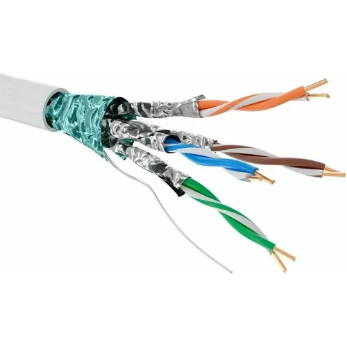 ДКС Кабель CAT 6, F/FTP, нг(А)-HF, бухта 305м, белый