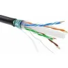 ДКС Информационный кабель экранированный F/UTP 4х2 CAT6, PE, чёрный