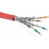 ДКС Кабель CAT 6, U/FTP, нг(А)-FRHF, бухта 305м, красный