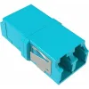 ДКС Адаптер LC/UPC-Duplex TOP, Senior/Senior, SC-footprint, ОМ3, бирюзовый
