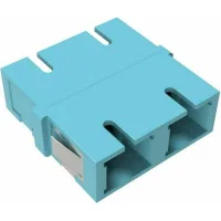 ДКС Адаптер SC/UPC-Duplex TOP, ОМ3, бирюзовый