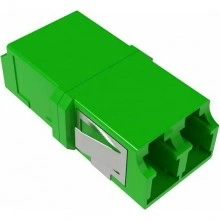 ДКС Адаптер LC/APC-Duplex TOP, Senior/Senior, SC-footprint, OS2, зеленый