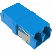 ДКС Адаптер LC/UPC-Duplex TOP, Senior/Senior, SC-footprint, OS2, синий