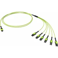 ДКС  Оптическая разветвительная сборка 12ОВ 50/125 OM5, 1xMTP PRO(12)/6хLC Duplex Uniboot, 5м (предустановленная конфигурация: MTP Male , тип полярности - прямая (Tx-->Rx)