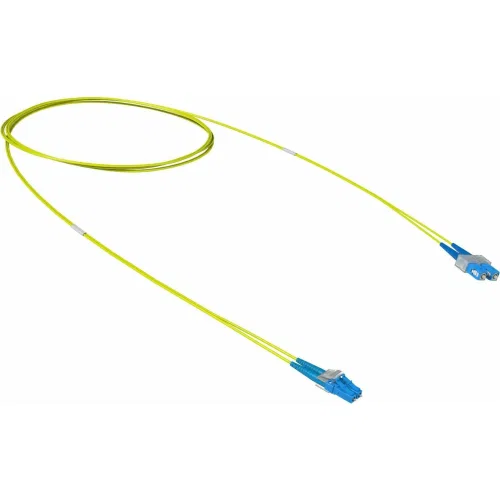 ДКС Оптический коммутационный шнур переходной Duplex LC-UPC/SC-UPC, 9/125 OS2, 5 м