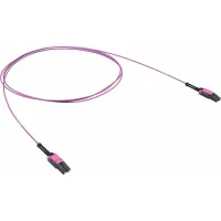 ДКС Патчкорд 2ОВ 50/125 OM4, LC Duplex Uniboot/LC Duplex Uniboot, 1м(предустановленная конфигурация: тип полярности - прямая А/B - B/A)