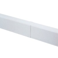 ДКС Накладка на стык для плинтусного короба 100х40 мм белое