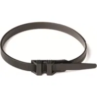 ДКС Хомут P6.6 с плоским замком, черный, 9х290  (новый аналог  26502SR)
