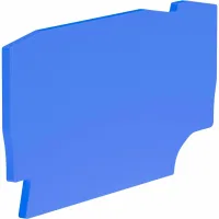 ДКС Крышка для клеммы 3 точки подключения на 2,5 кв.мм. синяя