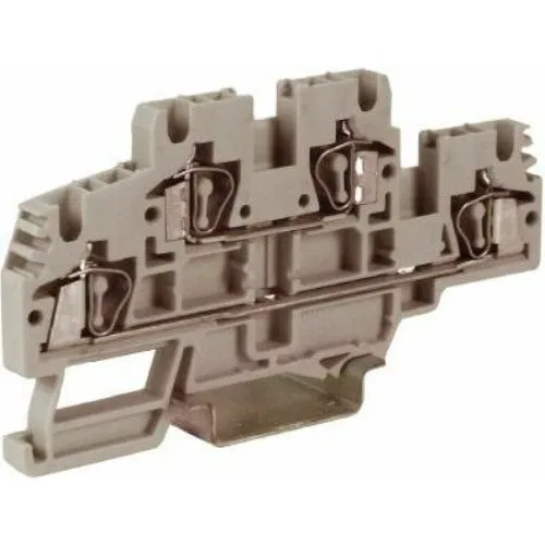 ДКС HMD.2GR(Ex), 2-х уровневый проходной зажим, серый, 2,5 кв.мм