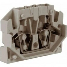 ДКС HP.2GR(Ex), мини зажим, проходной 2,5 кв.мм серый
