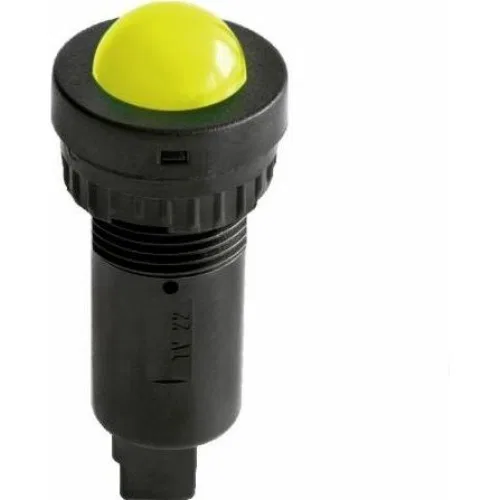 ДКС Индикатор сферический, штекерное подкл., уст.размер 22/30, круг., бел./зел., 230В,