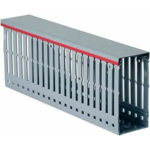 ДКС Короб перфорированный, серый RL6 80x80