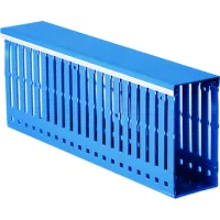 ДКС Короб перфорированный, синий RL6 80x60