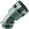 ДКС Муфта 45 грд. труба-коробка DN 17 мм, М20х1,5, полиамид, цвет черный