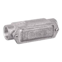 ДКС Коробка протяжная алюминиевая, 2 ввода 180°, М40х1,5 ,IP55, 171х62х71мм