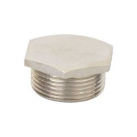 ДКС Заглушка M32x1,5, никелированная латунь
