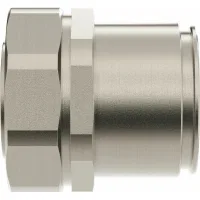 ДКС Муфта металлорукав DN 40-жесткая труба д.40мм, IP66/IP67, никелированная латунь