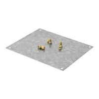 ДКС Монтажная пластина из оцинкованной стали 133х109 мм, для коробок 154х129 мм