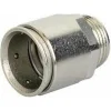 ДКС Муфта труба-коробка д.16мм, IP66/IP67, М16х1,5, никелированная латунь