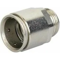 ДКС Муфта труба-коробка д.16мм, IP66/IP67, М16х1,5, никелированная латунь