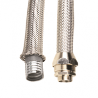 ДКС Металлорукав DN 35мм в гладкой EVA изоляции и оплетке из нержавейщей стали, Dвн 35,0 мм, Dнар 43,0, 25 м