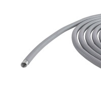 ДКС Металлорукав DN 15мм в гладкой ПВХ изоляции, Dвн 15,5 мм, Dнар 21,0, 50 м, цвет серый