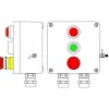 ДКС Взрывозащищенный пост управления из алюминия CPE-Р-05-(1xLR(250)-P1G (11)-1xP3E(11))-2xAASBMB(C)1Ex d e IIC T6 Gb / Ex tb IIIC T80°C Db IP66/КЗ/ШЗ